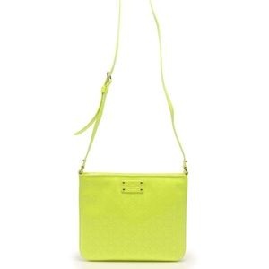 Kate Spade “Darby Metro Spade” Neon Handbag